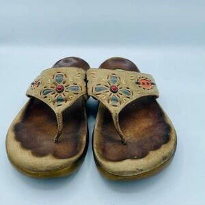 Earth Shoe Leather Sandals Womens Size 8.5